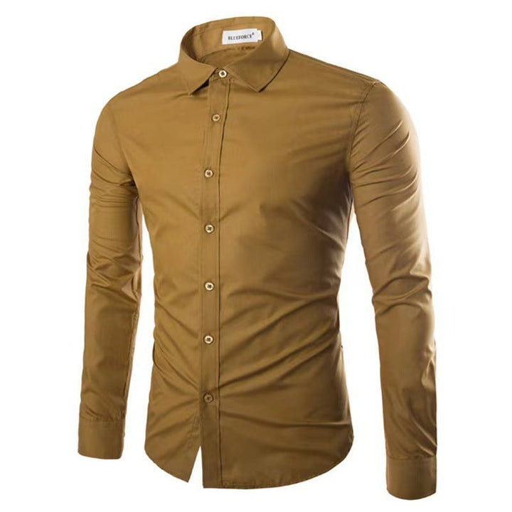 Herren Hemd | Knitterfrei & Slim Fit | Premium Komfort | Baumwolle Sommer
