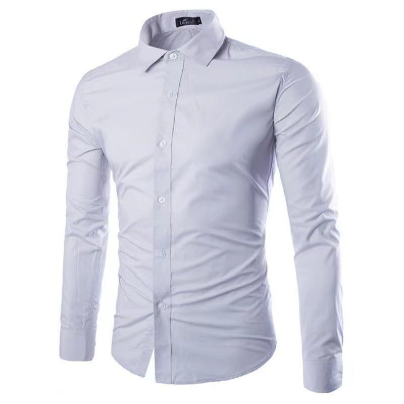 Herren Hemd | Knitterfrei & Slim Fit | Premium Komfort | Baumwolle Sommer