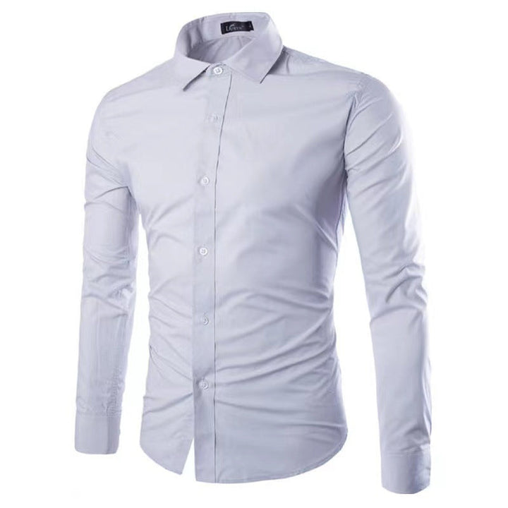 Herren Hemd | Knitterfrei & Slim Fit | Premium Komfort | Baumwolle Sommer