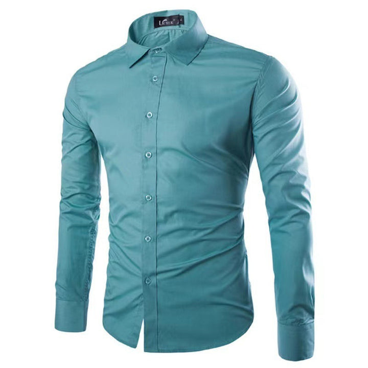 Herren Hemd | Knitterfrei & Slim Fit | Premium Komfort | Baumwolle Sommer