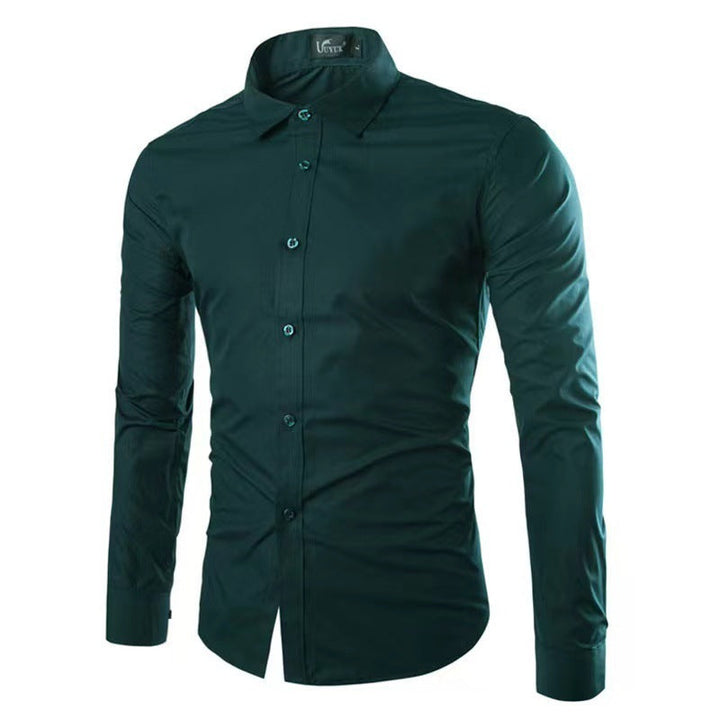 Herren Hemd | Knitterfrei & Slim Fit | Premium Komfort | Baumwolle Sommer