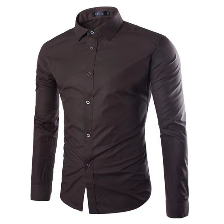 Herren Hemd | Knitterfrei & Slim Fit | Premium Komfort | Baumwolle Sommer