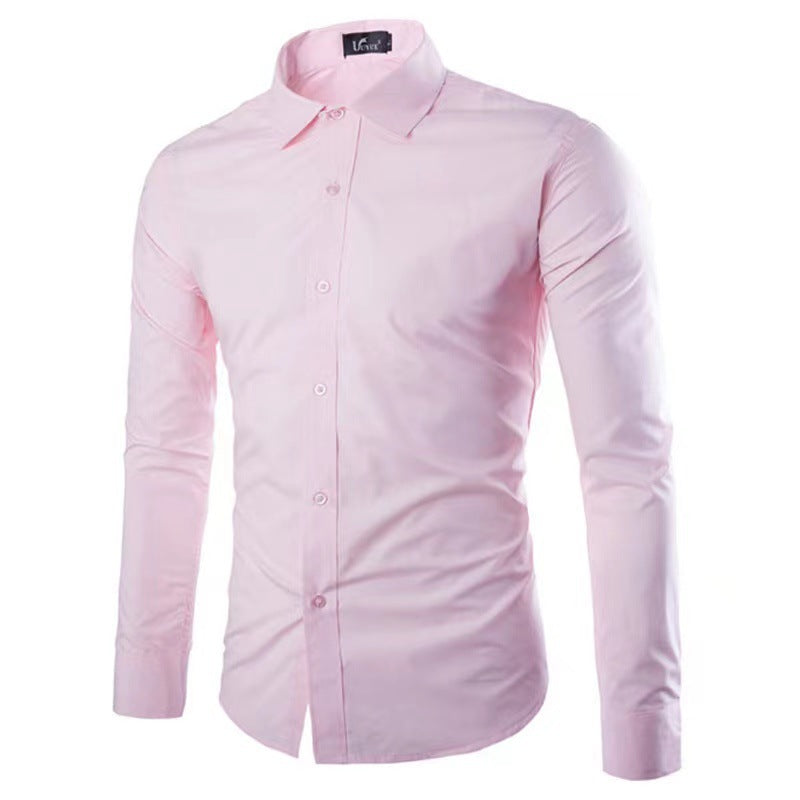Herren Hemd | Knitterfrei & Slim Fit | Premium Komfort | Baumwolle Sommer