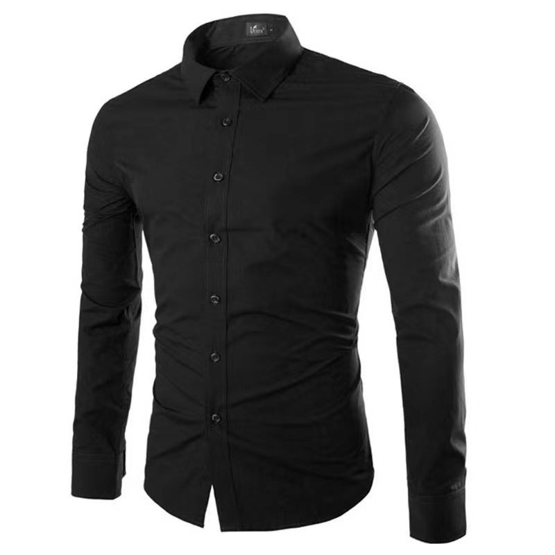 Herren Hemd | Knitterfrei & Slim Fit | Premium Komfort | Baumwolle Sommer
