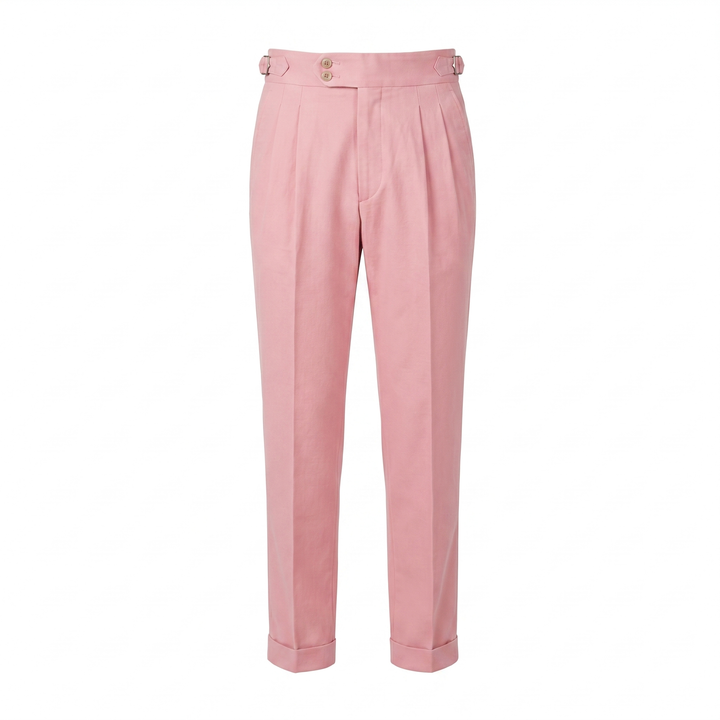 Herren Hochbund-Hose mit Doppelfalte - Elegante Schnittform