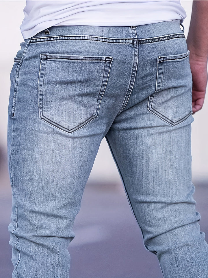 Herren Jeans | Bequemer Schnitt | Stretch Denim | Casual Mode | Blau