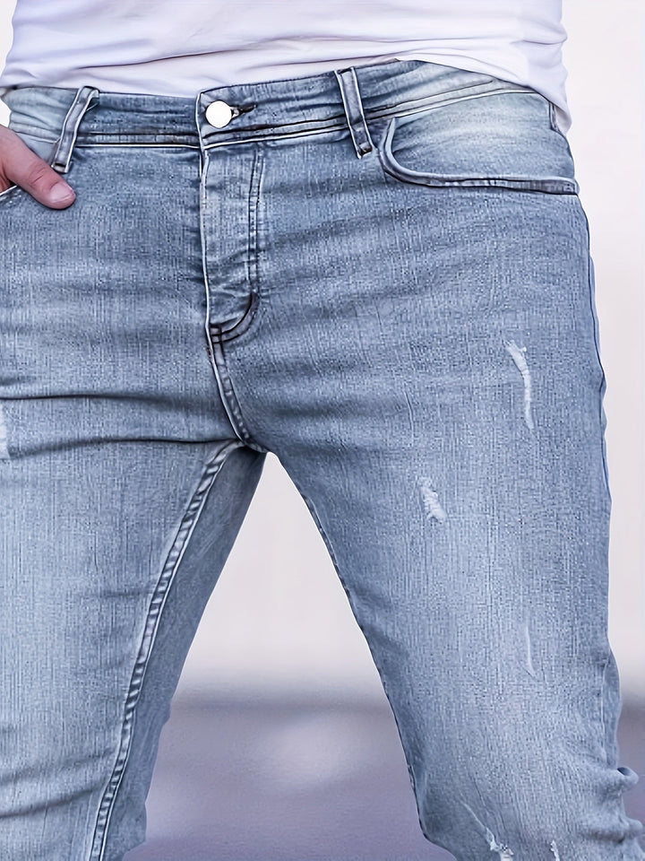 Herren Jeans | Bequemer Schnitt | Stretch Denim | Casual Mode | Blau