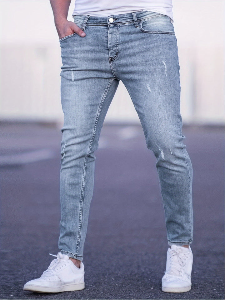 Herren Jeans | Bequemer Schnitt | Stretch Denim | Casual Mode | Blau