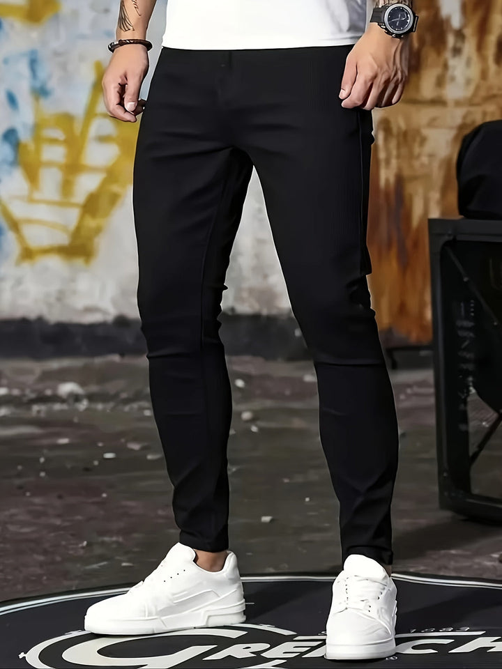 Herren Jeans | Klassische Passform & Stretch | Biker Denim Hose | Lässig & Komfortabel