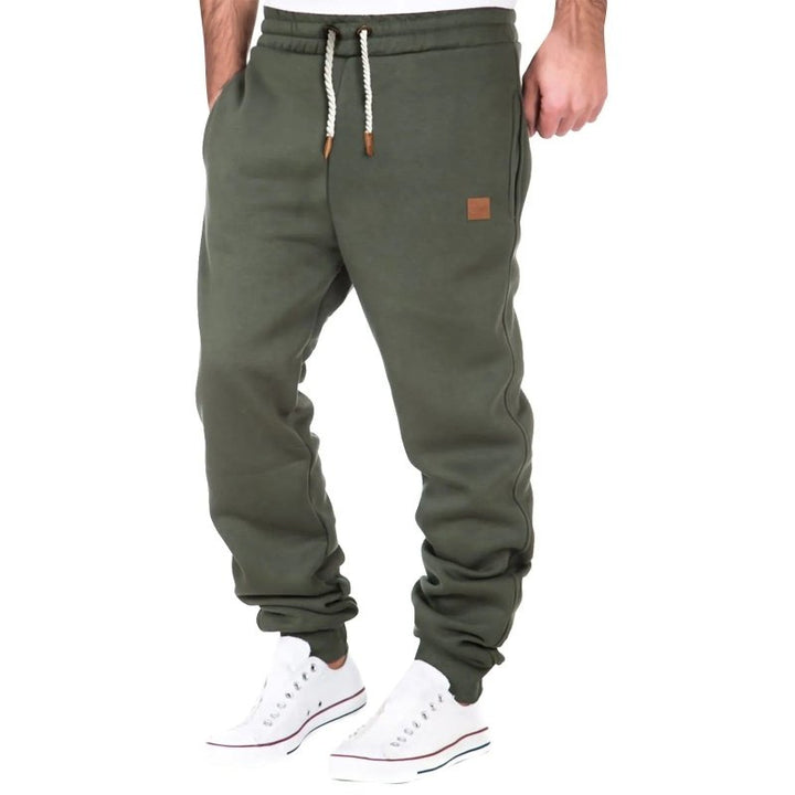 Herren Jogger-Hose mit schmalem Schnitt - Moderner Sportlook - Grün
