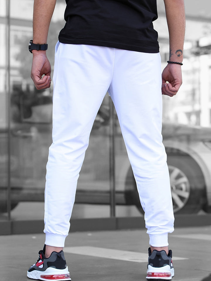 Herren Jogginghose | Multipocket & Leichtgewicht | Skinny Fit Trainingshose | Einfarbig