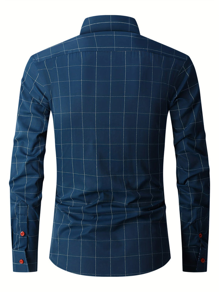 Herren Karo Hemd | Lässig & Formal | Weicher Stoff | Modern & Stilvoll