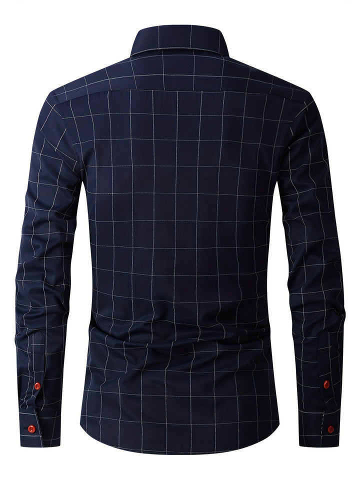 Herren Karo Hemd | Lässig & Formal | Weicher Stoff | Modern & Stilvoll