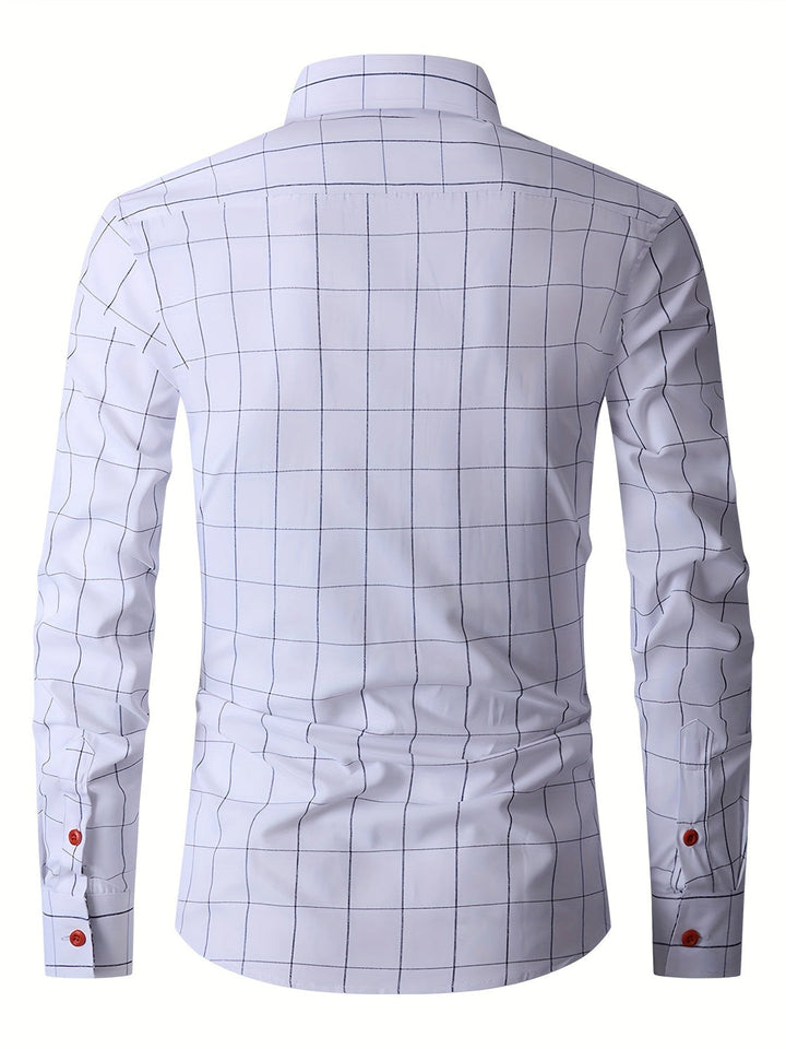 Herren Karo Hemd | Lässig & Formal | Weicher Stoff | Modern & Stilvoll