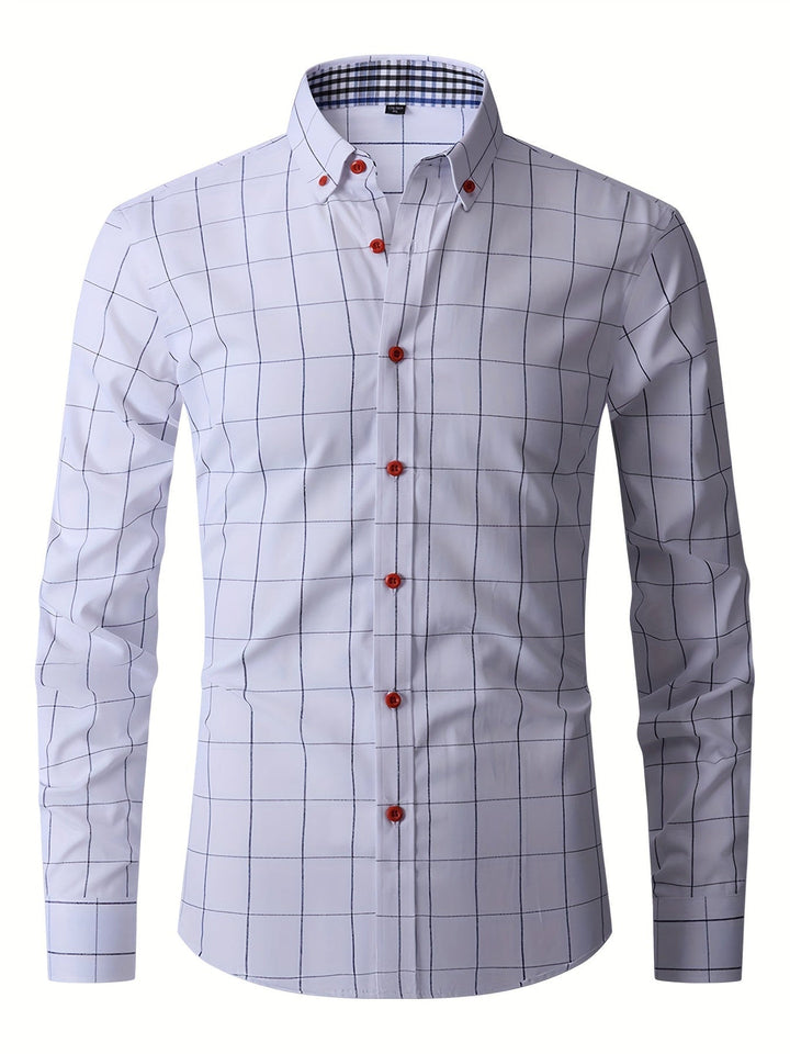 Herren Karo Hemd | Lässig & Formal | Weicher Stoff | Modern & Stilvoll