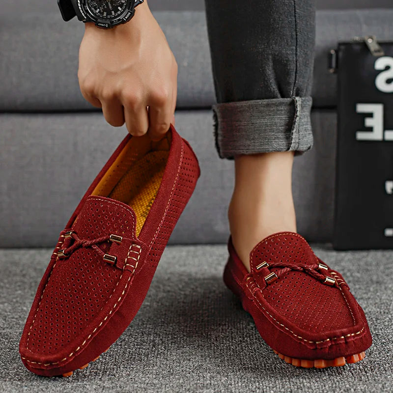 Herren Klassische Atmungsaktive Schnürschuhe Loafer - Eleganter Alltag