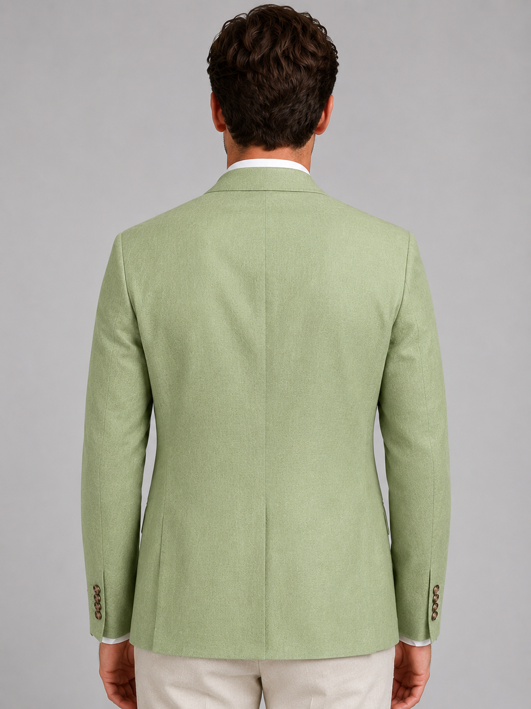 Herren Leinen-Optik Sommerblazer – Tailored Fit Smart Casual