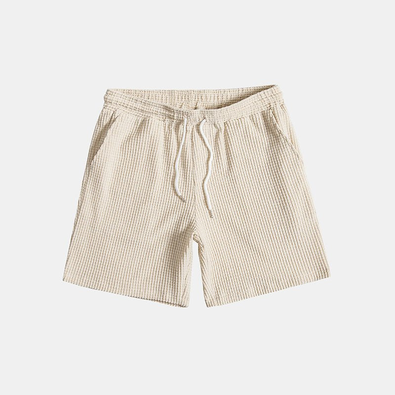 Herren Leinen-Shirt und Shorts Set - Sommerliches Freizeit-Outfit