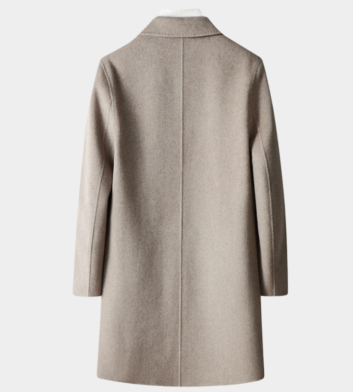 Herren Minimalistischer Mantel - Elegante Layering-Lösung