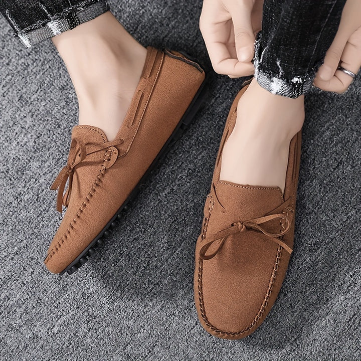 Herren Pantoffeln | Mikrofaser Slipper | EVA Innensohle & Gummisohle | Für Innen & Außen