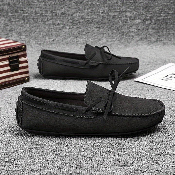Herren Pantoffeln | Mikrofaser Slipper | EVA Innensohle & Gummisohle | Für Innen & Außen