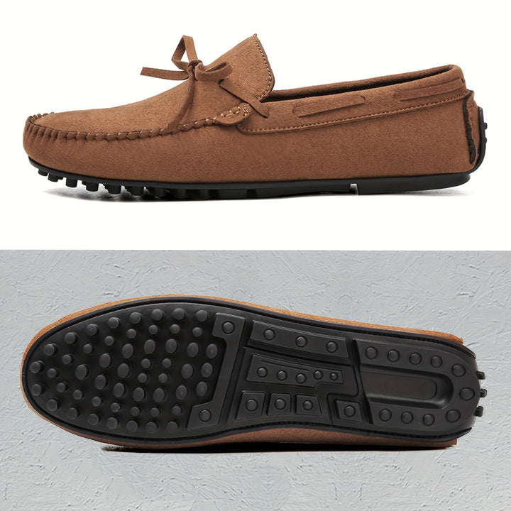 Herren Pantoffeln | Mikrofaser Slipper | EVA Innensohle & Gummisohle | Für Innen & Außen