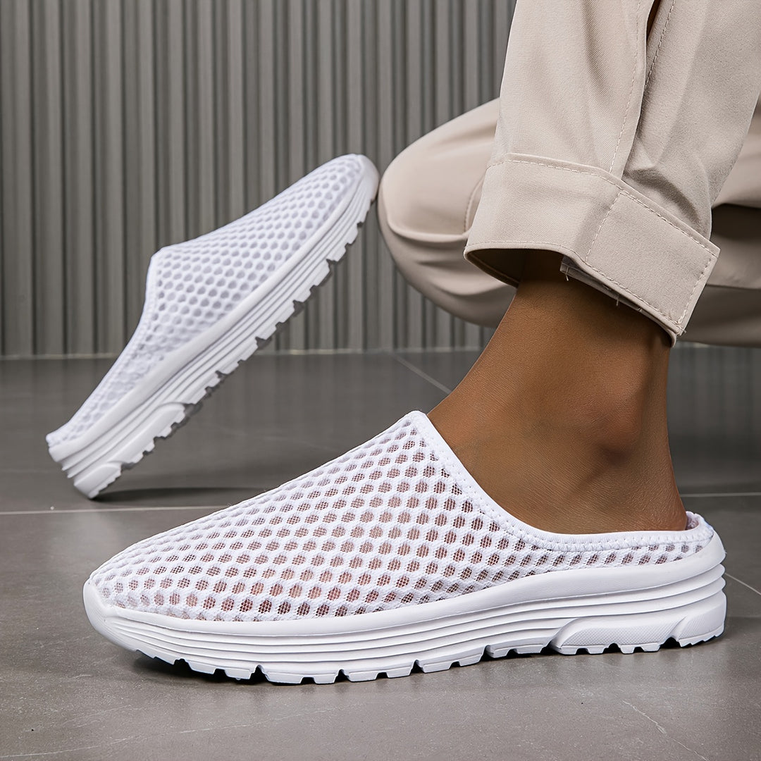 Herren Pantoffeln | Slipper mit Hohlem Design | Atmungsaktives Mesh | Leicht & Langlebig