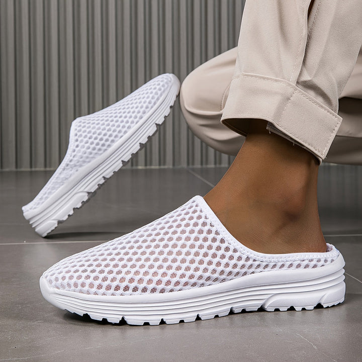 Herren Pantoffeln | Slipper mit Hohlem Design | Atmungsaktives Mesh | Leicht & Langlebig