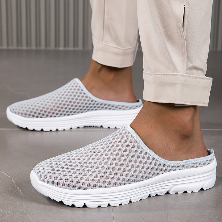 Herren Pantoffeln | Slipper mit Hohlem Design | Atmungsaktives Mesh | Leicht & Langlebig