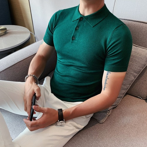 Herren Polo | Slim Fit | Kurze Ärmel | Lässiger Sommerstil