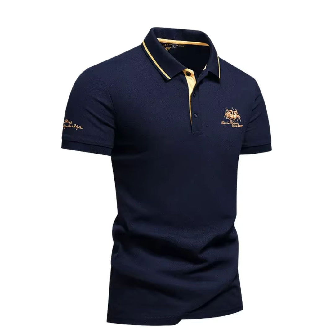 Herren Poloshirt mit Knopfleiste - Klassischer Alltagsstil