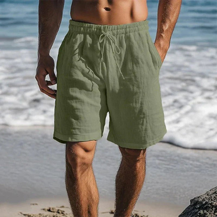 Herren Quick-Dry Badeshorts - Schnelltrocknend Strandshorts - Dunkelgrün