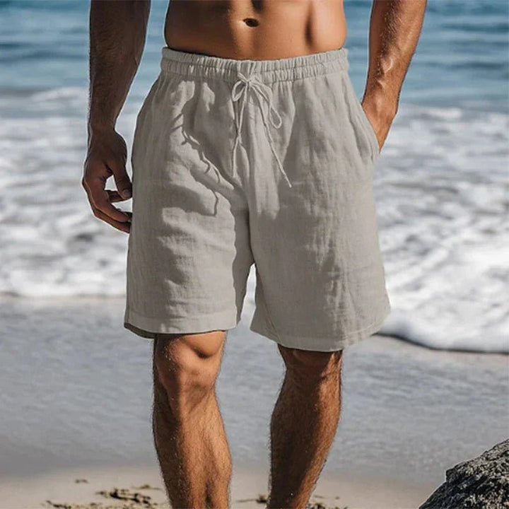 Herren Quick-Dry Badeshorts - Schnelltrocknend Strandshorts - Grau