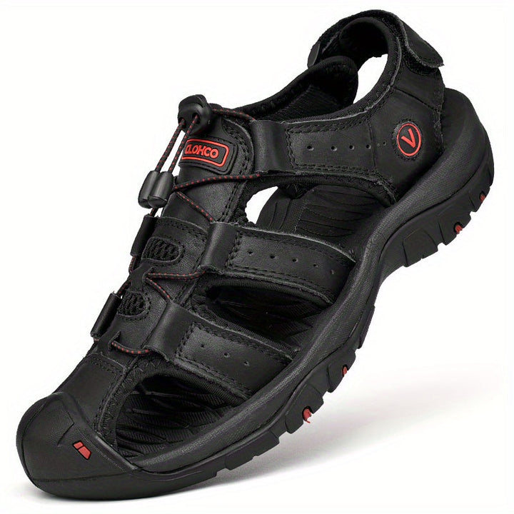 Herren Sandalen | Handgemacht & Nachhaltig | Dicke Sohle | Rindleder Design
