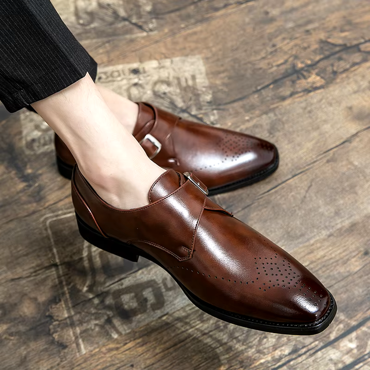 Herren Schnallenschuh mit Riemen - Formaler Stil
