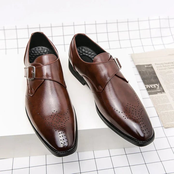 Herren Schnallenschuh mit Riemen - Formaler Stil