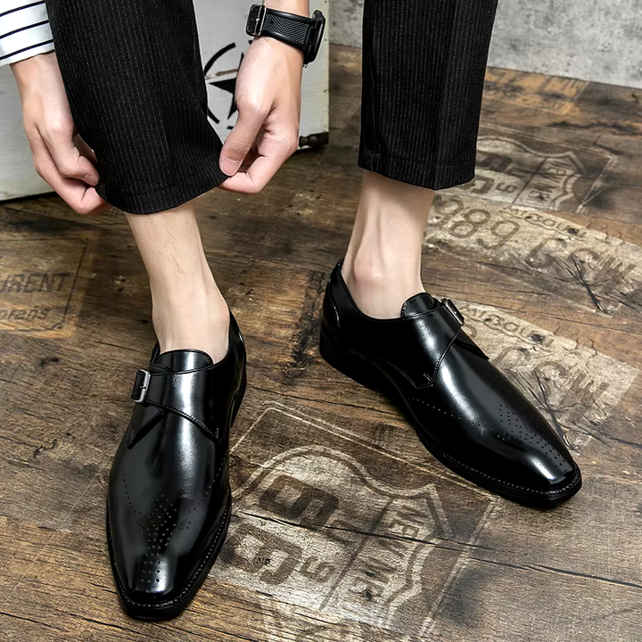 Herren Schnallenschuh mit Riemen - Formaler Stil