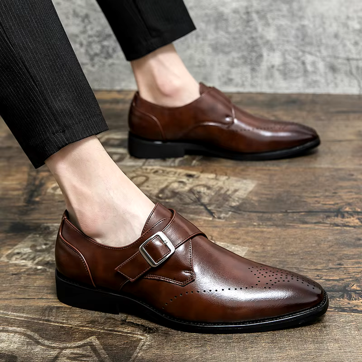 Herren Schnallenschuh mit Riemen - Formaler Stil