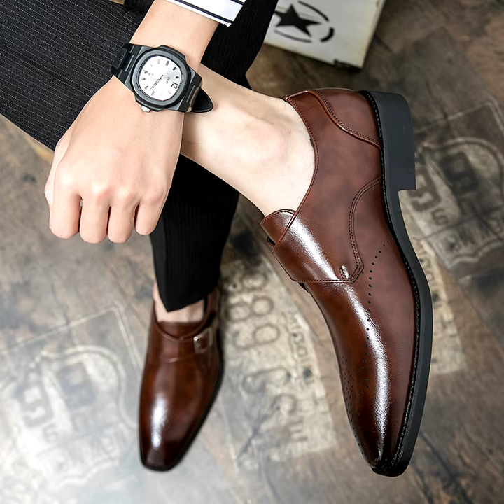 Herren Schnallenschuh mit Riemen - Formaler Stil