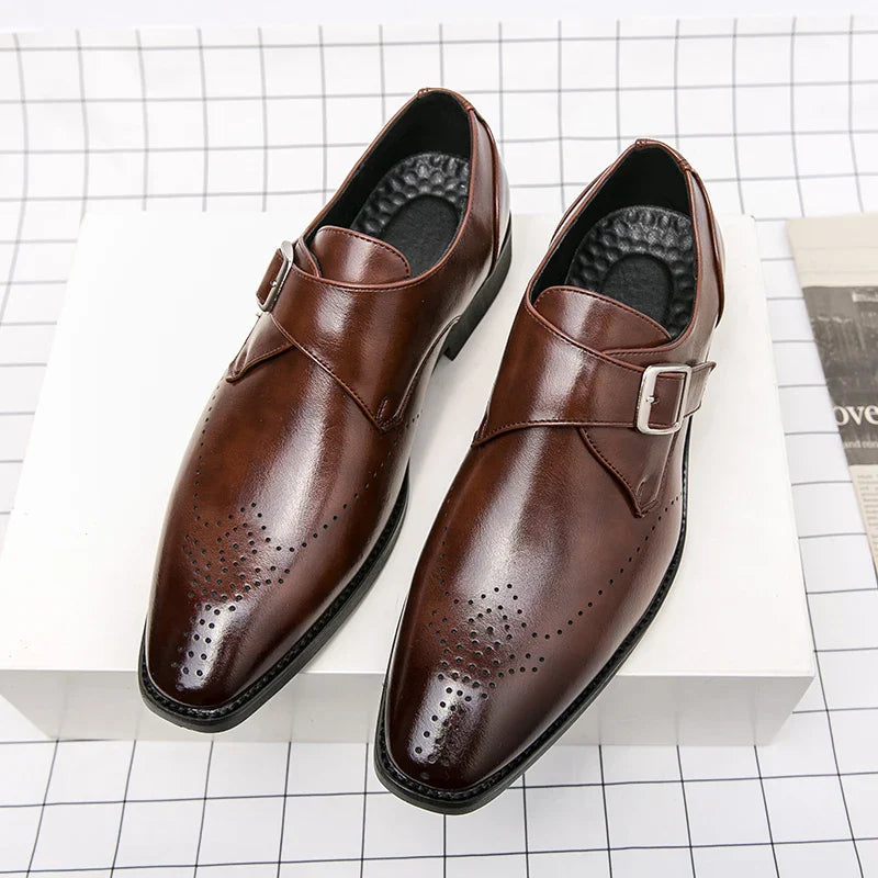 Herren Schnallenschuh mit Riemen - Formaler Stil