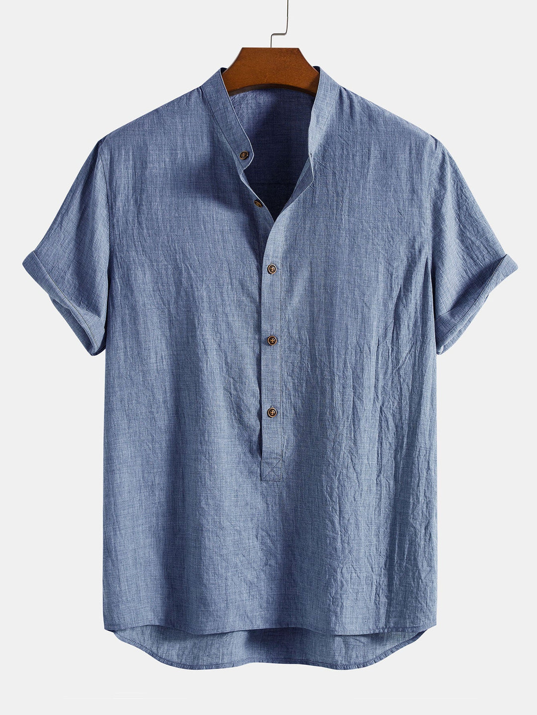 Herren Set | Kurzarmshirt & Hose | Atmungsaktiv & Lässig | Leinenmix & Baumwolle