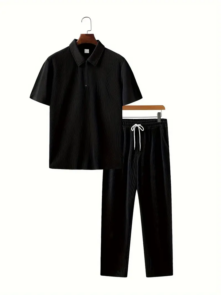 Herren Set | Stilvoll & Bequem | Polo & Jogginghose | Vielseitiger Charme