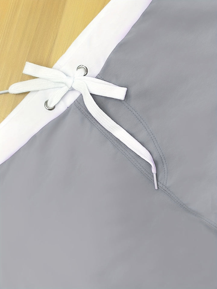 Herren Shorts | Slim Fit | Reißverschlusstaschen & Kordelzug | Hoch Elastisch