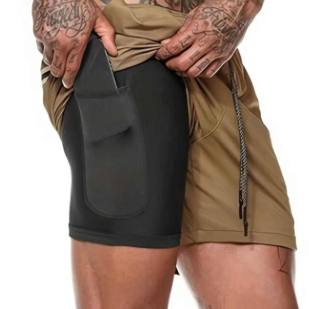 Herren Shorts | Sommerstil mit Kordelzug | Atmungsaktives Polyester
