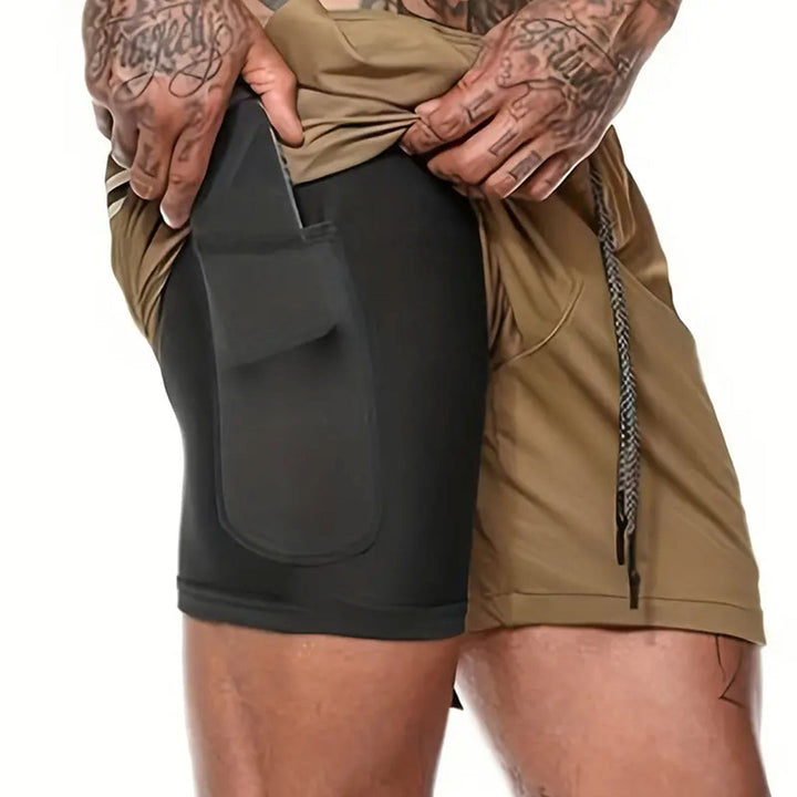 Herren Shorts | Sommerstil mit Kordelzug | Atmungsaktives Polyester