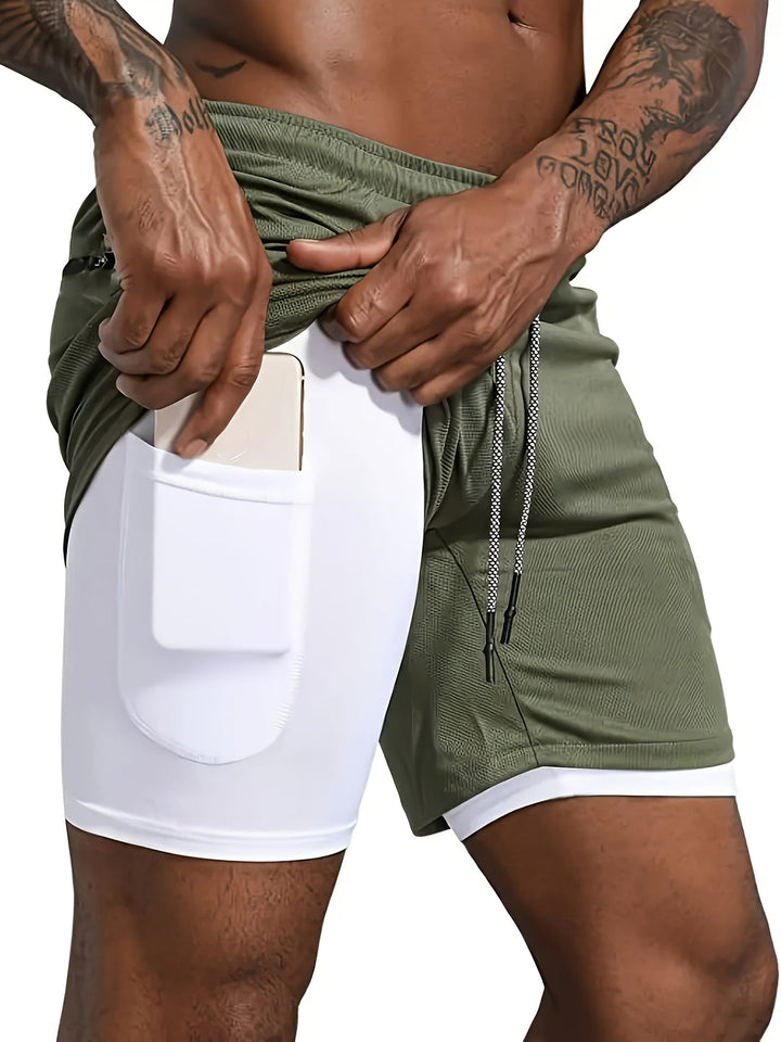Herren Shorts | Sommerstil mit Kordelzug | Atmungsaktives Polyester