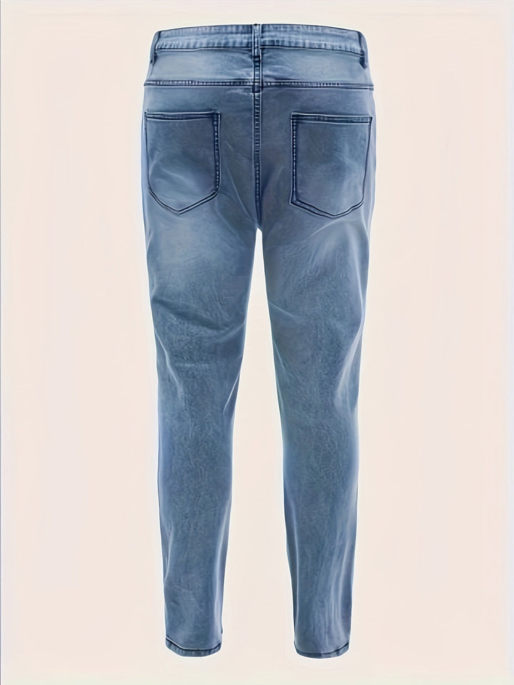 Herren Skinny Jeans | Stretch & Leicht Gewaschen | Bequemer Denim | Frühling & Herbst