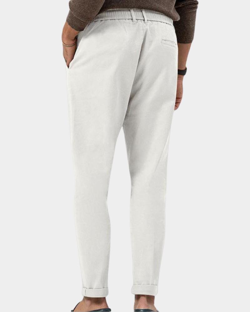 Herren Slim-Fit Bundfaltenhose - Klassisch elegant