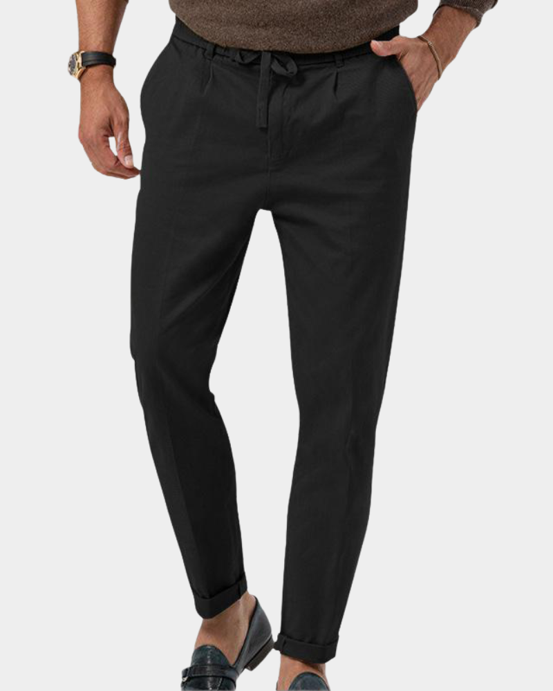 Herren Slim-Fit Bundfaltenhose - Klassisch elegant
