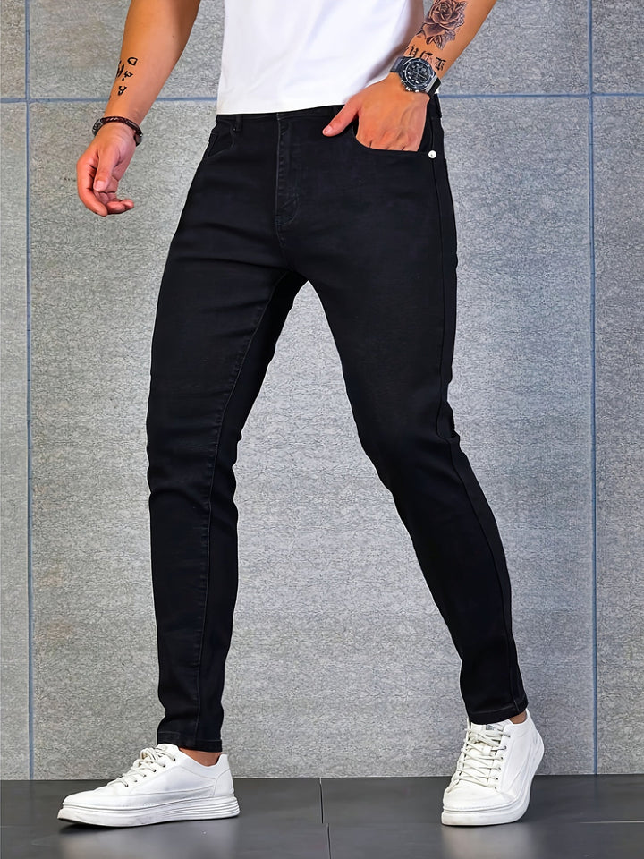 Herren Slim Fit Jeans | Stilvolle Denim | Bequeme Hose für den täglichen Gebrauch